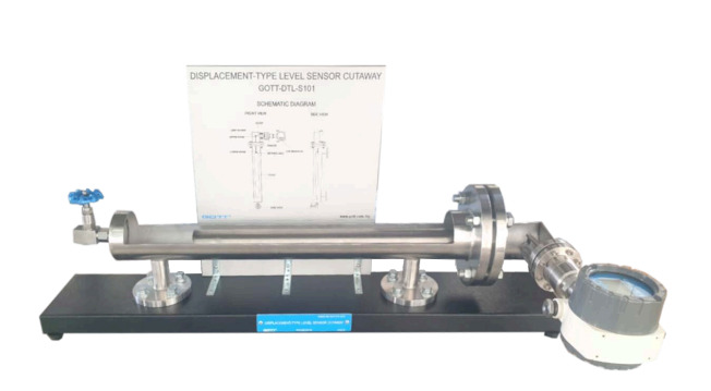DISPLACEMENT- TYPE LEVEL SENSOR CUTAWAY